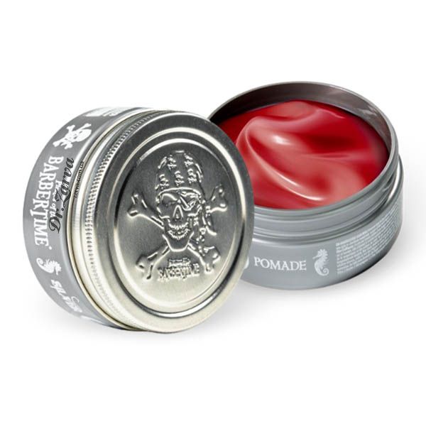 Помада для укладки волос BARBERTIME Silver Pomade (Strong Hold, High Shine) 150 мл