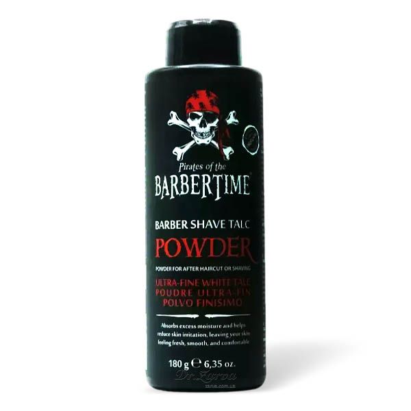 Пудра (тальк) для тела и лица BARBERTIME Barber Shave Talc Powder 180 г