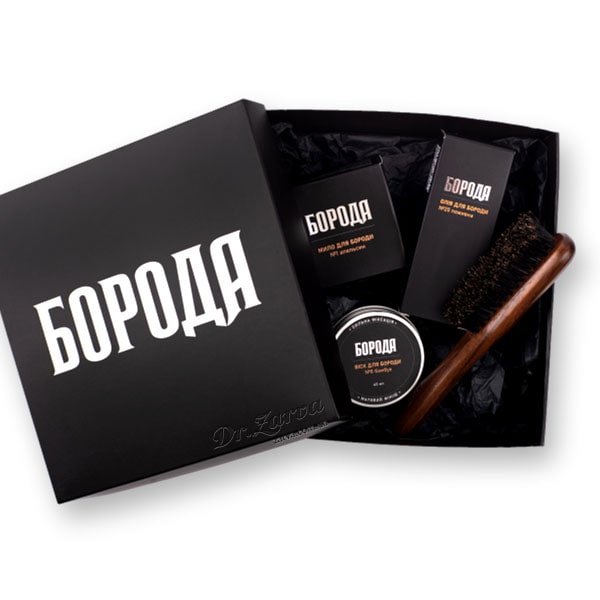 Набор для ухода за бородой БОРОДА (для жесткой бороды)