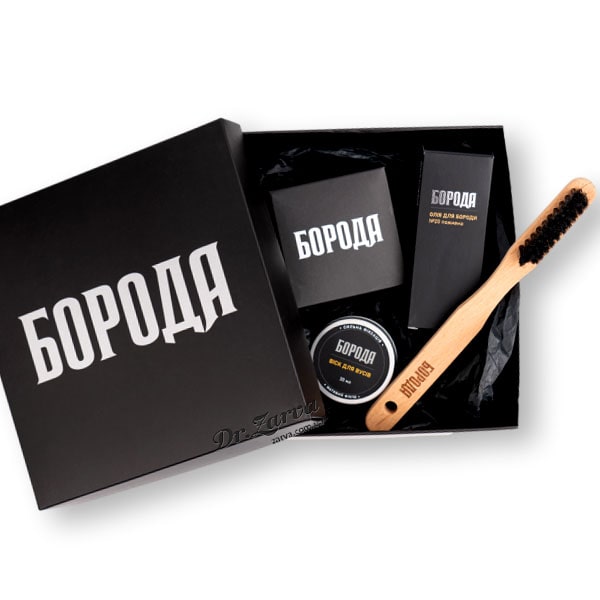 Набор для ухода за бородой и усами БОРОДА (набор усача)