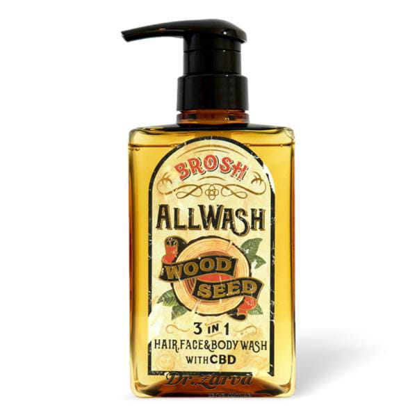 Гель для душа BROSH 3 в 1 All Wash Wood Seed (для тела, лица, волос) 400 мл