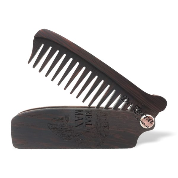 Гребень для бороды в форме опасной бритвы ENJOY THE WOOD Real Man