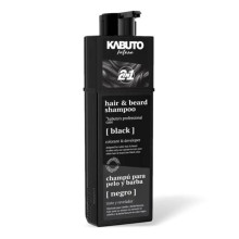 Окрашивающий шампунь для тонировки бороды и волос KABUTO KATANA Black Shampoo 60 сек (черный) 200 мл