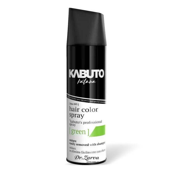 Окрашивающий спрей для волос KABUTO KATANA Hair Color Spray Green (салатовый) 150 мл