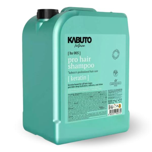 Шампунь для волос профессиональный KABUTO KATANA Pro Hair Shampoo Keratin 5000 мл