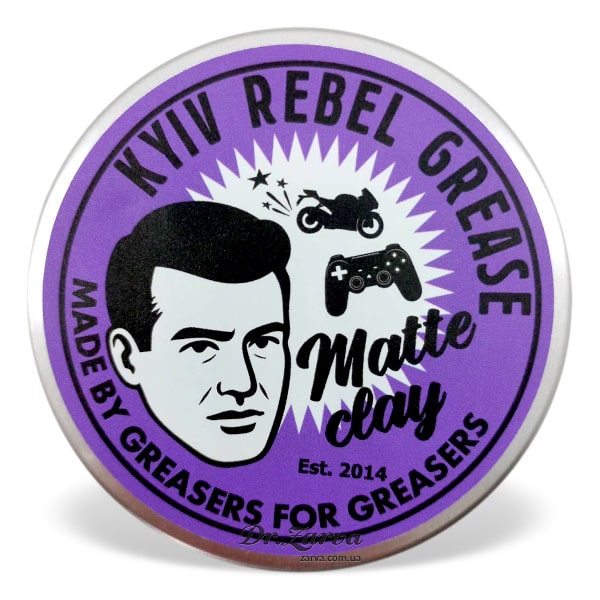 Глина для укладки волос KYIV REBEL GREASE Matte Clay 113 г