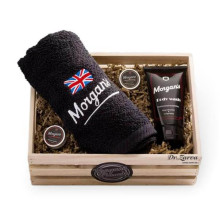 Набор для ухода за телом и укладки волос MORGANS Wooden Wash Slatted Box