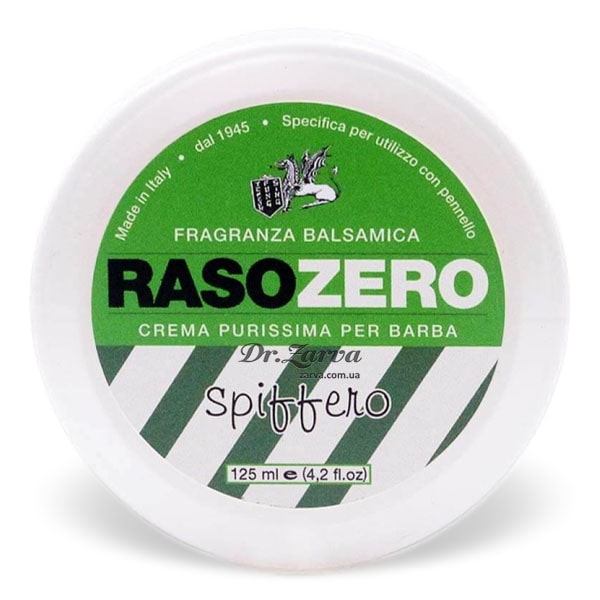 Мыло для бритья Tcheon Fung Sing RASOZERO Shaving Soap - Spiffero 125 мл